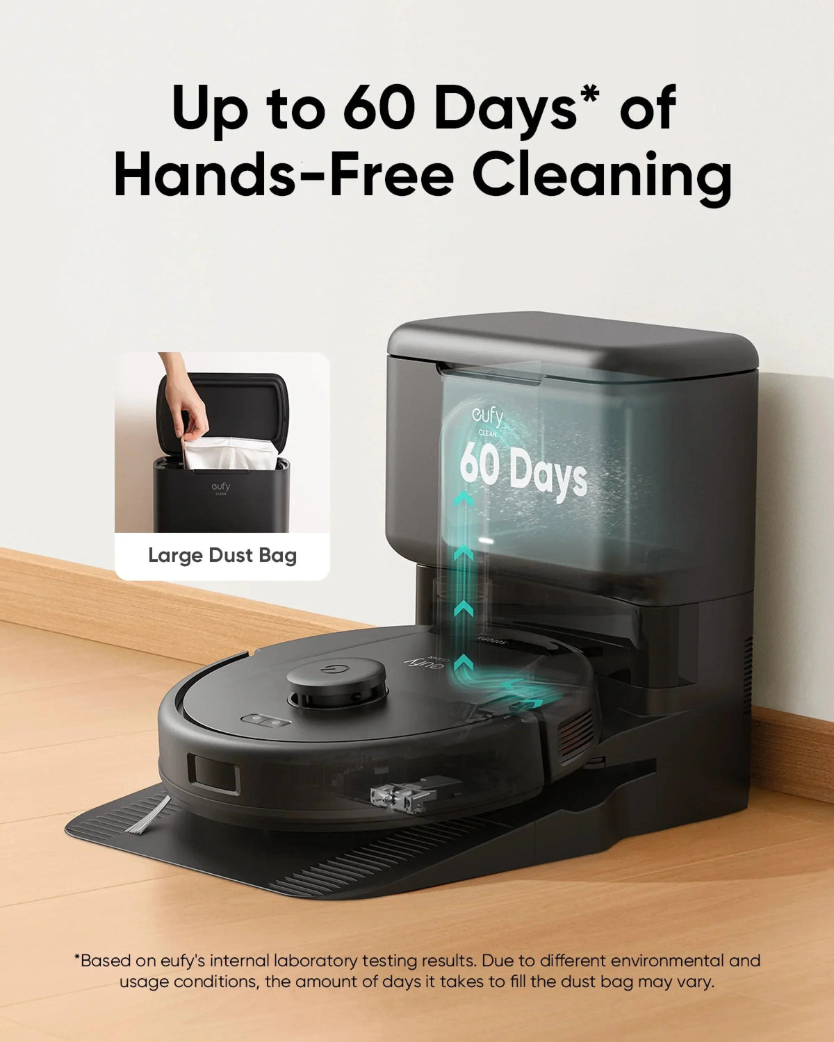 Eufy L60 Hybrid Robot Vacuum with Self Empty Station - Anker Kuwait