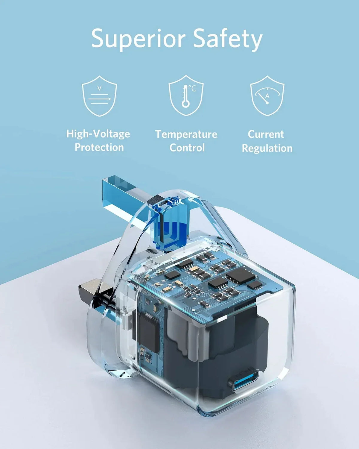 Anker PowerPort III 20W Cube - أبيض