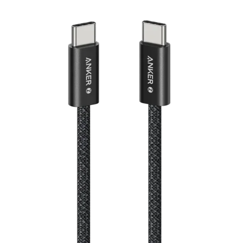 كيبل أنكر زولو USB-C إلى USB-C بقوة 240 واط (0.9 متر/3 قدم) - أسود