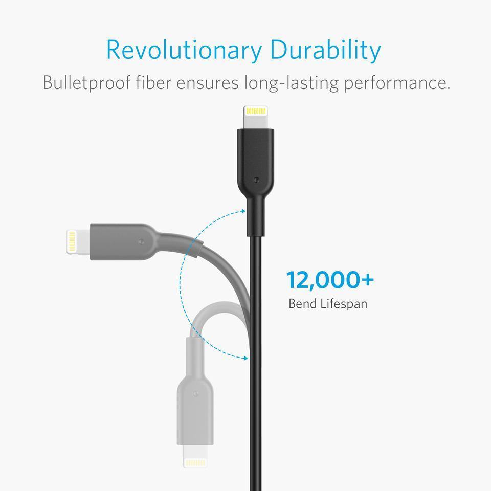 Anker PowerDrive 2 Elite with lightning Connector - Anker Kuwait