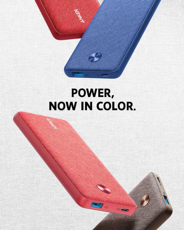 Anker PowerCore III Sense 10K PD - Blue Fabric - Anker Kuwait