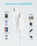 Anker PowerLine III USB-C to Lightning -White - Anker Kuwait
