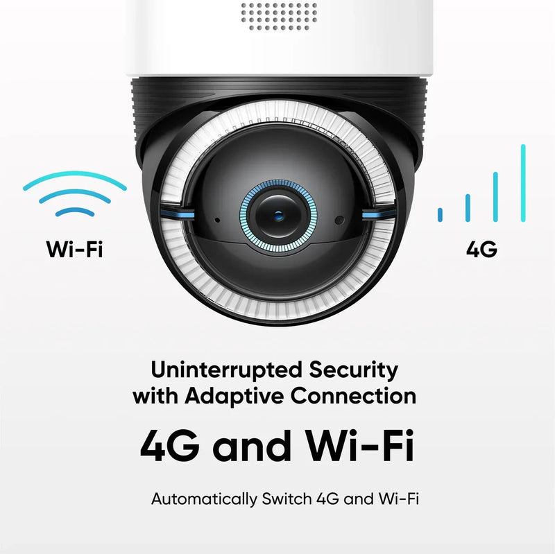 Eufy 4G LTE S330 4K Cam -White