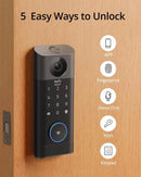 Eufy Video Smart Lock FingerPrint & Wi-Fi -Black - Anker Kuwait