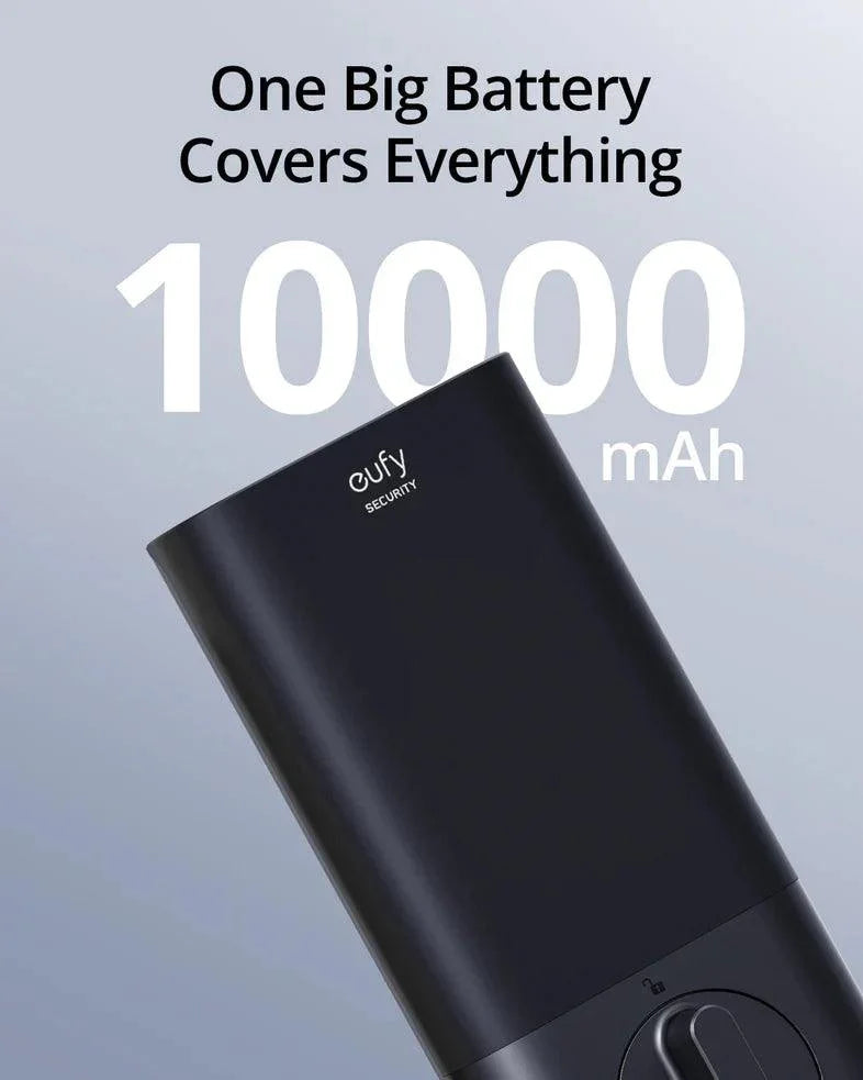 Eufy Video Smart Lock FingerPrint & Wi-Fi -Black - Anker Kuwait