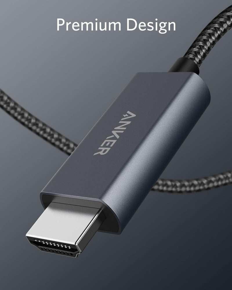 Anker 311 USB-C to HDMI 4K Nylon Cable (1.8m/6ft) -Black - Anker Kuwait