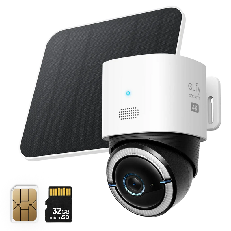Eufy 4G LTE S330 4K Cam -White