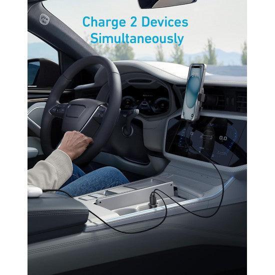 Anker PowerDrive Car Charger 30W, 2Ports - Black - Anker Kuwait