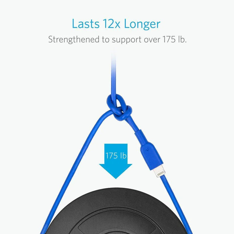 Anker PowerLine II Lightning (180cm/6ft) C89 - Anker Kuwait