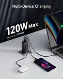Anker 737 Charger (GaNPrime 120W) -Black - Anker Kuwait