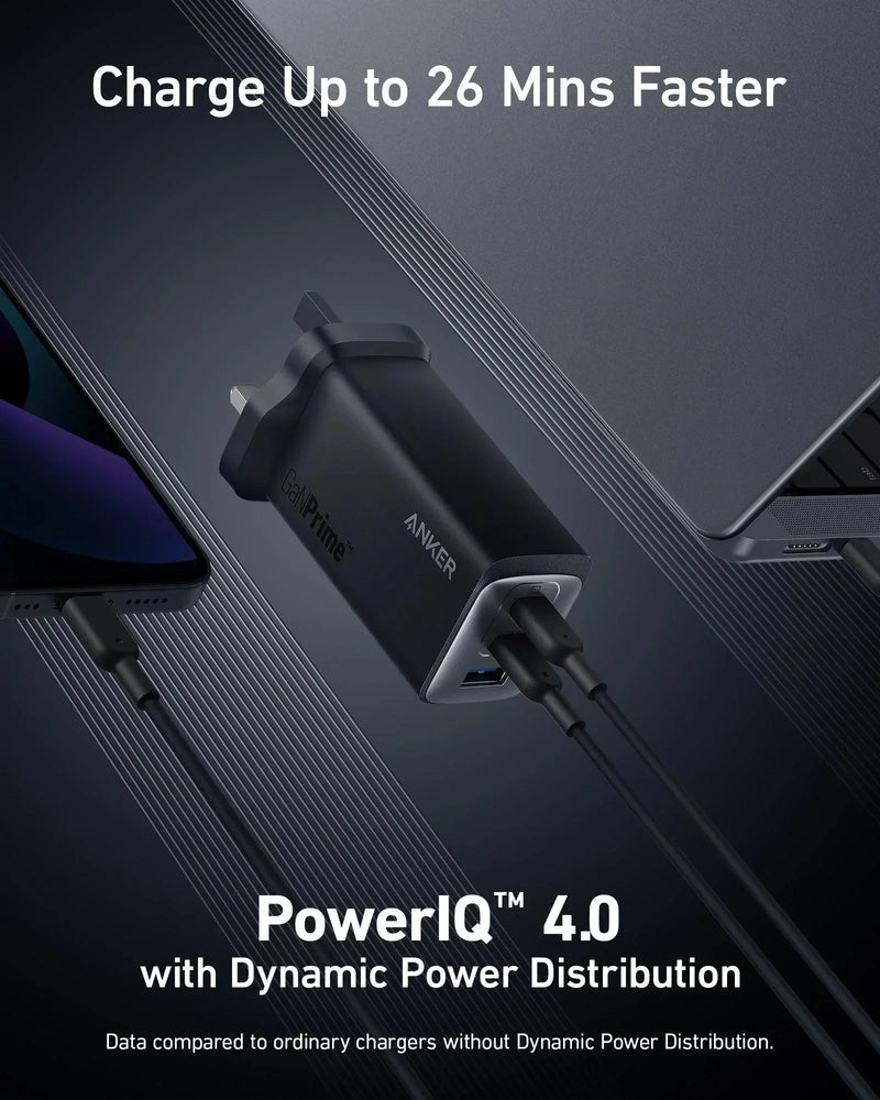 Anker 737 Charger (GaNPrime 120W) -Black - Anker Kuwait