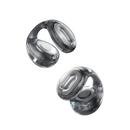 Pair of gray wireless earbuds