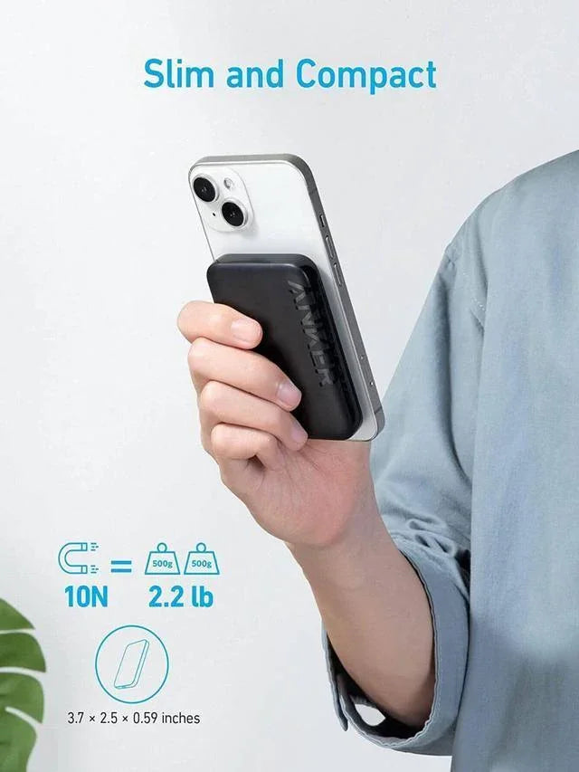 Anker 321 MagGo Battery (PowerCore 5K) -Black - Anker Kuwait