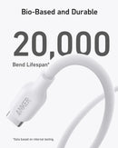 Anker 544 USB-C to USB-C Cable 140W (Bio-Based) -White - Anker Kuwait
