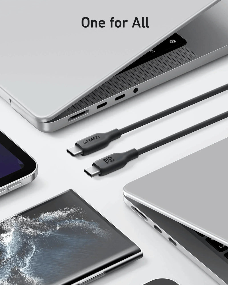 Anker 544 USB-C to USB-C Cable 140W (Bio-Based) -Black - Anker Kuwait