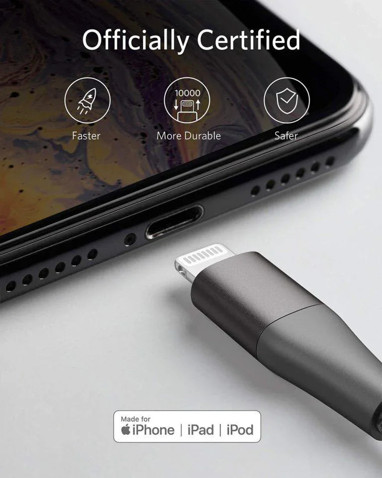 Anker PowerLine+ II Lightning C89 -Black - Anker Kuwait