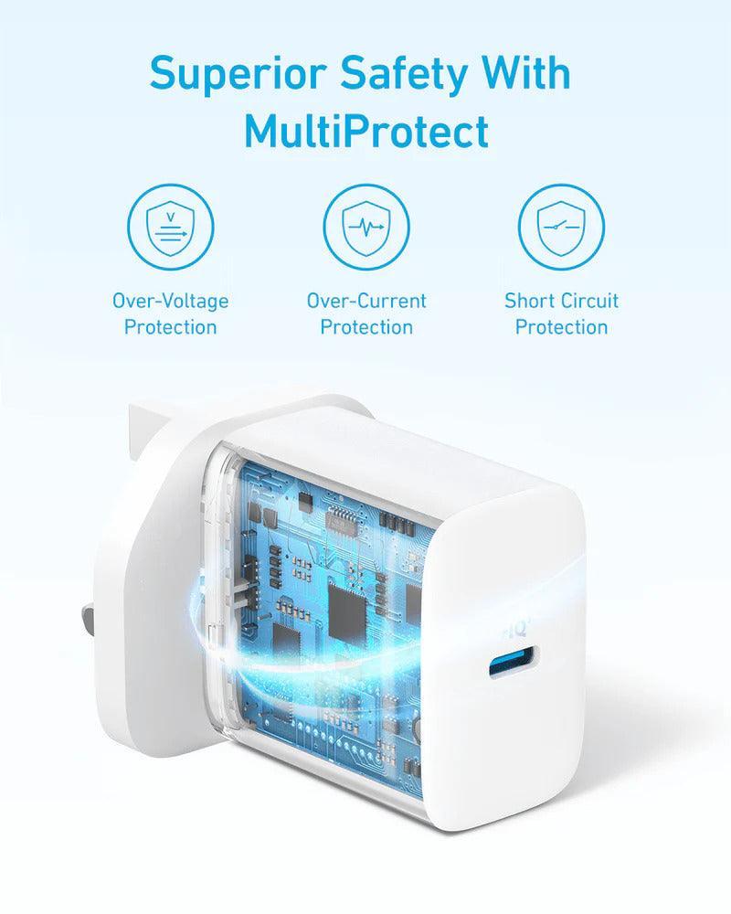 Anker 312 Charger 20W -White - Anker Kuwait