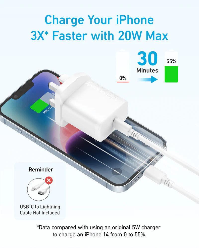 Anker 312 Charger 20W -White - Anker Kuwait