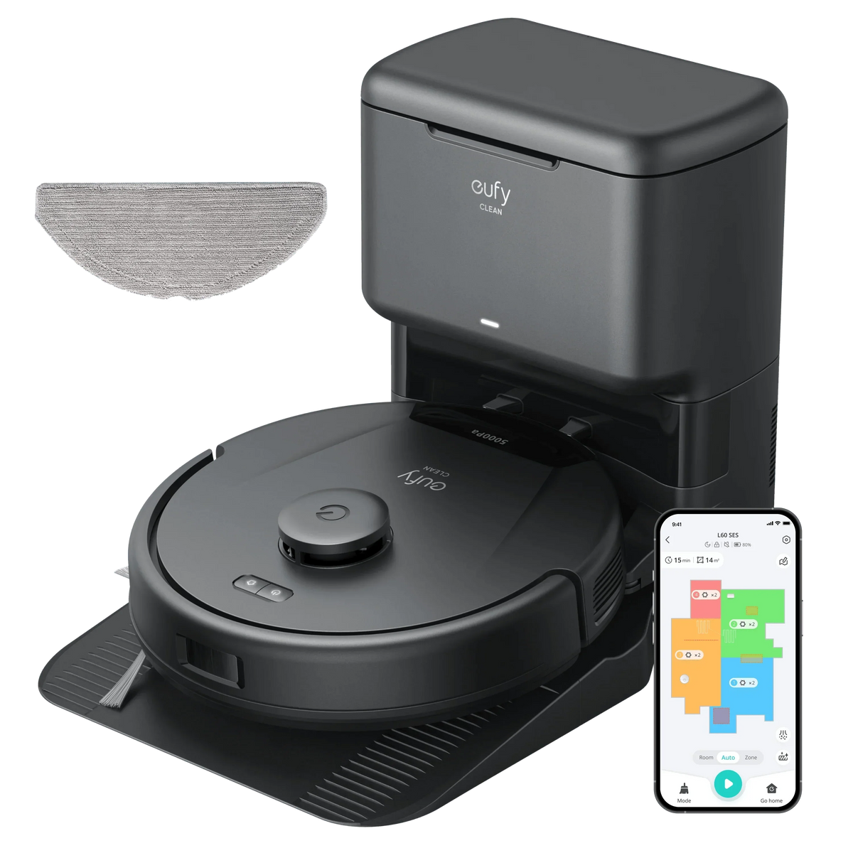 Eufy L60 Hybrid Robot Vacuum with Self Empty Station - Anker Kuwait