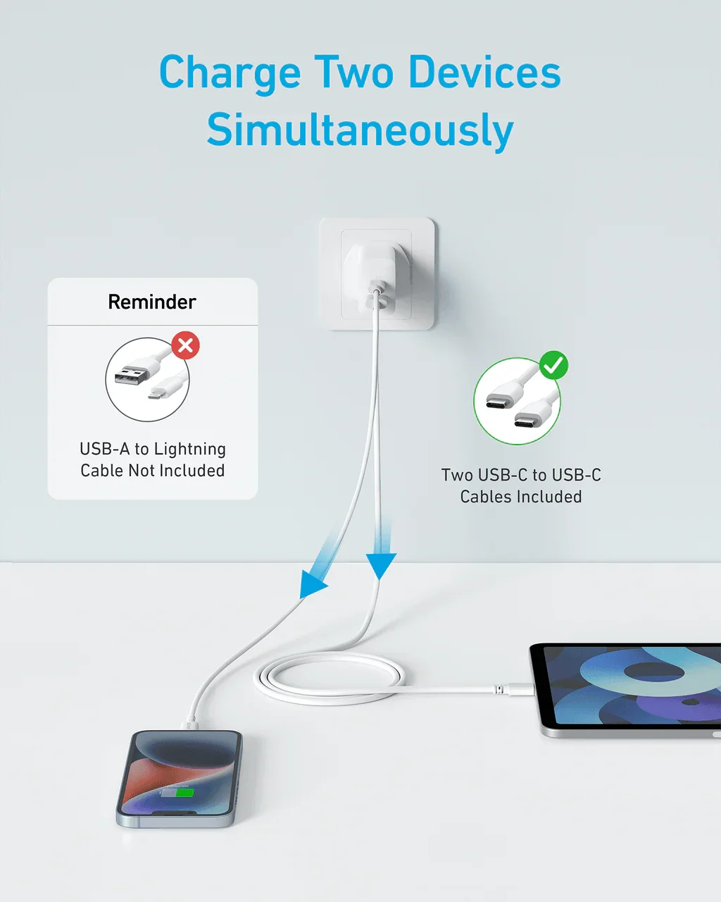 Anker Select Charger (20W, 2-Port) -White - Anker Kuwait