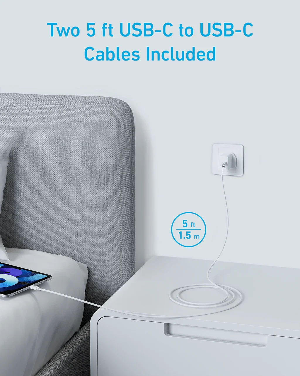 Anker Select Charger (20W, 2-Port) -White - Anker Kuwait