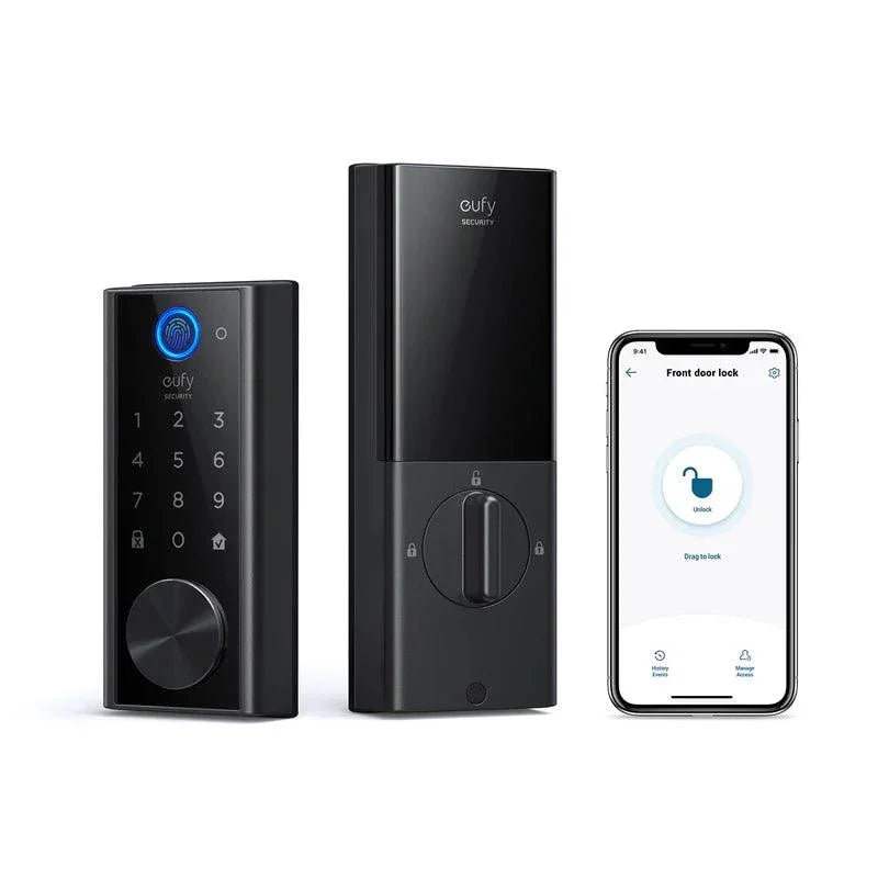 Eufy Smart Lock FingerPrint & Wi-Fi -Black - Anker Kuwait