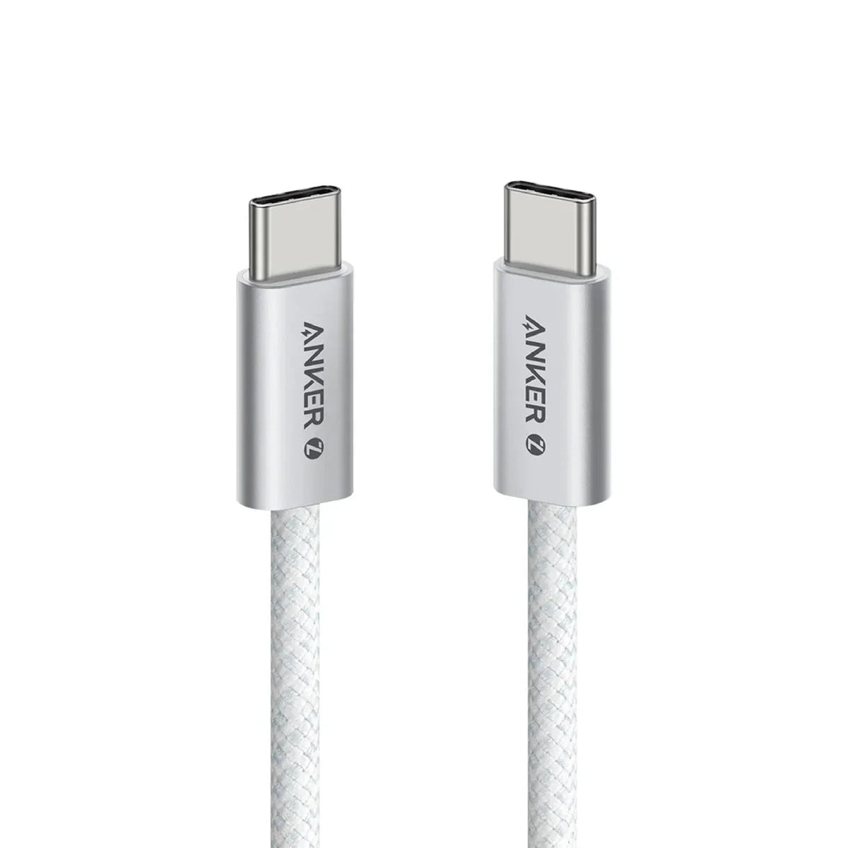 كابل أنكر زولو USB-C إلى USB-C بقوة 240 واط (1.8 متر/6 قدم) - أبيض