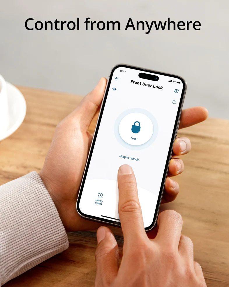 Eufy Smart Lock Wi-Fi -Black - Anker Kuwait
