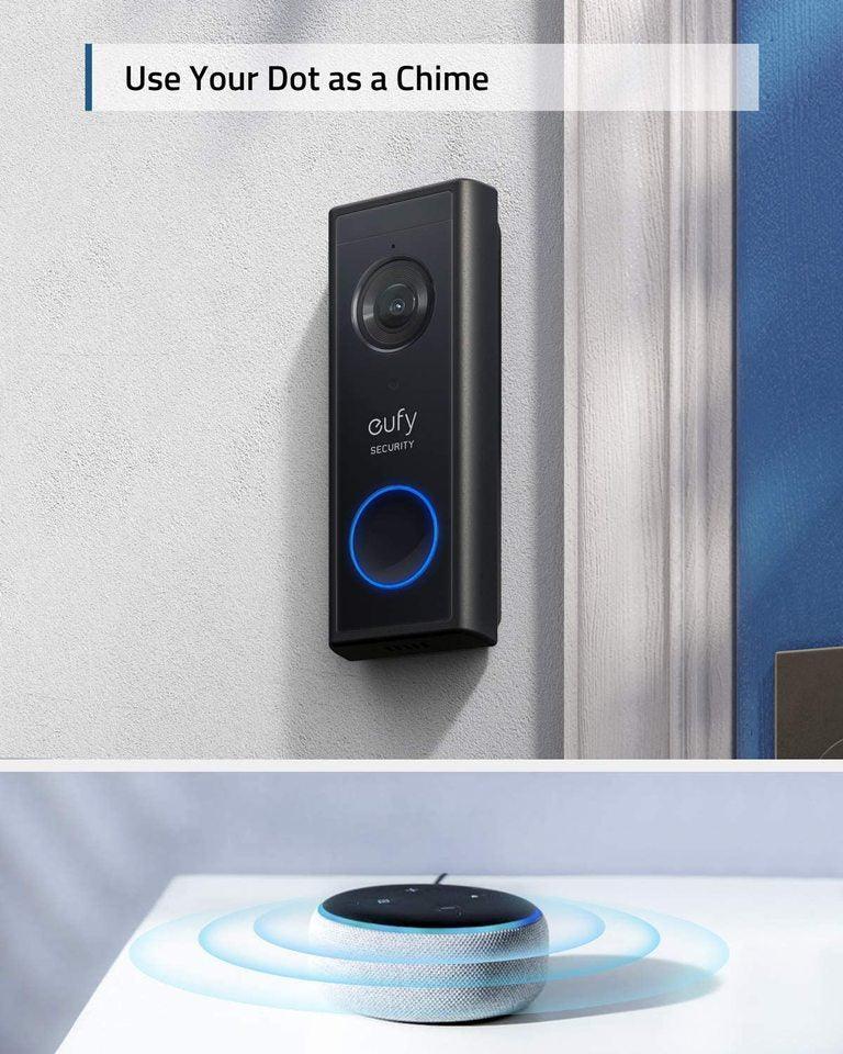 Eufy Video Doorbell 1080p (Battery-Powered) -Black - Anker Kuwait