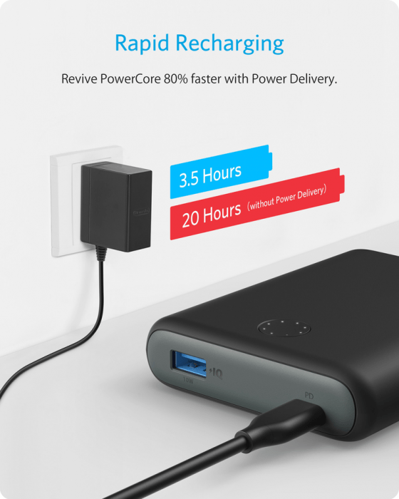 Anker PowerCore 13400 Nintendo Switch Edition -Black - Anker Kuwait