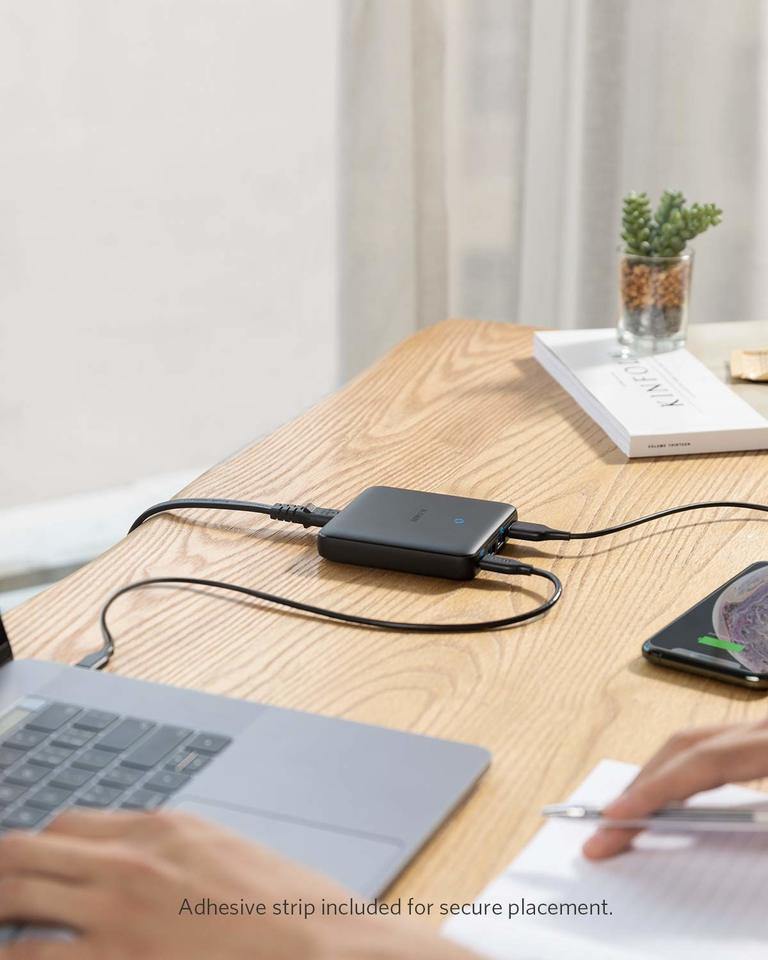 Anker PowerPort PD+ 4 -Black Fabric 65W  (45W PIQ3)