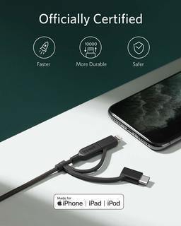Anker PowerLine II 3-in-1 Cable - Anker Kuwait