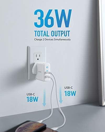 Anker PowerPort III Duo 36W -White - Anker Kuwait