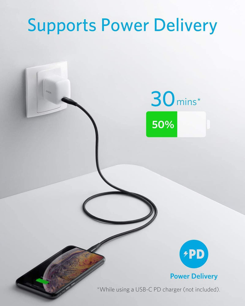 Anker PowerLine + II USB-C to Lightning (90cm/3ft) - Anker Kuwait