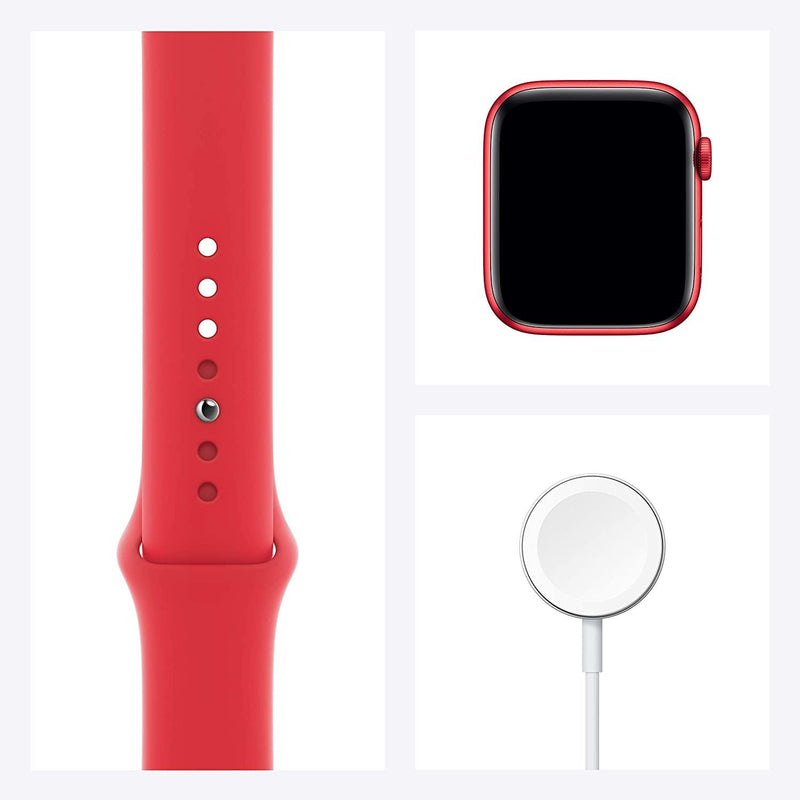 Apple Watch Series 6 GPS + Cellular 44mm Aluminium Case with (PRODUCT)RED Sport Band - the1kw