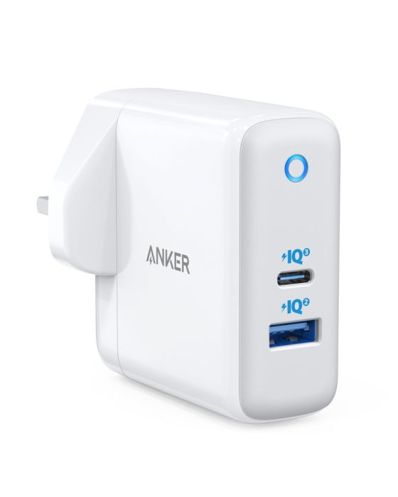 Anker - PowerPort Atom III 45W PD (Type-C) + 15W PIQ2.0 (USB-A) 60W Wall Charger - Anker Kuwait