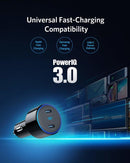 Anker PowerDrive+ III Duo - Black 48W & PiQ 3