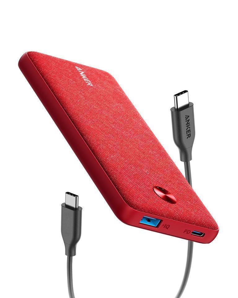 Anker PowerCore III Sense 10K PD -Red Fabric - Anker Kuwait