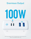 Anker PowerPort Atom PD 4 -Black (100W) - Anker Kuwait