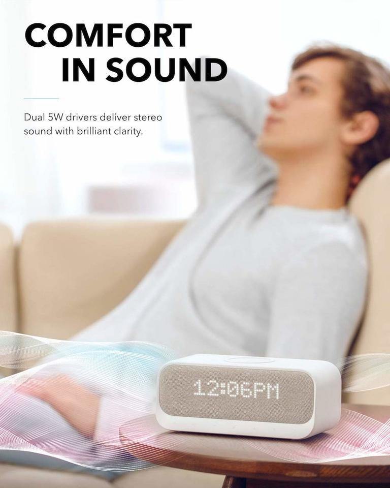 Anker SoundCore Wakey Bedside Speaker - Anker Kuwait