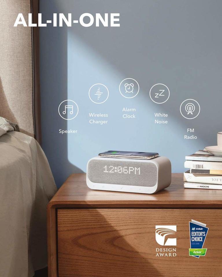 Anker SoundCore Wakey Bedside Speaker - Anker Kuwait