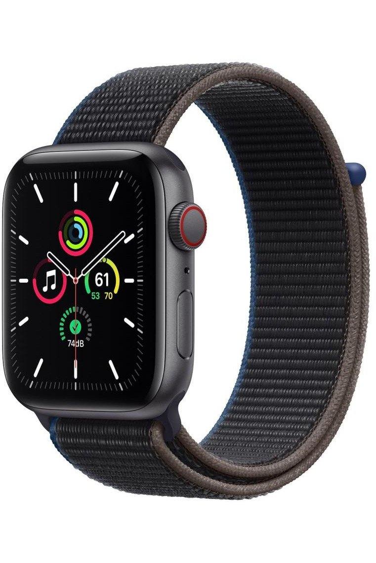 Apple Watch SE LTE 40mm Space Grey Aluminium, Charcoal Sport Loop, - the1kw