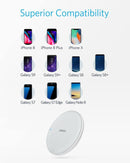 Anker PowerWave 7.5W Pad Wireless Charger-White - Anker Kuwait