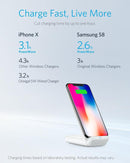 Anker PowerWave 7.5W Stand Wireless Charger-White - Anker Kuwait