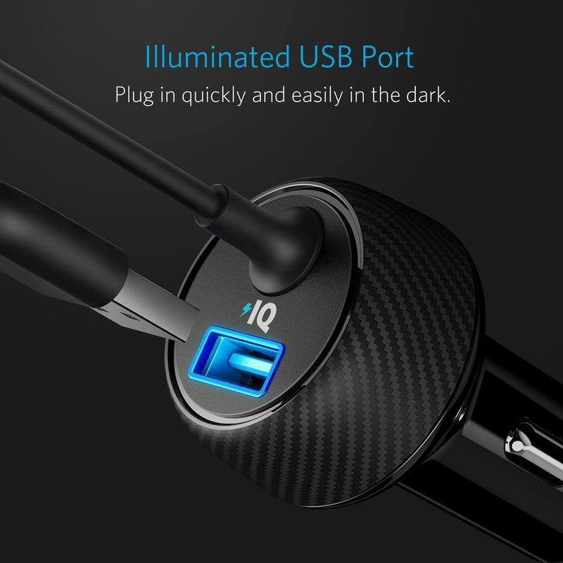 Anker PowerDrive 2 Elite with lightning Connector - Anker Kuwait