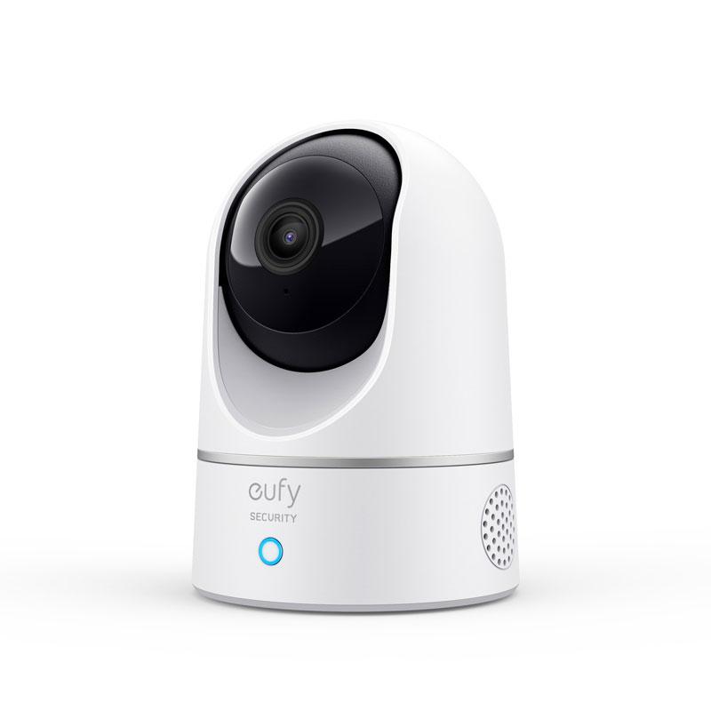 كاميرا داخلية Eufy 2K قابلة للتحريك والإمالة - أبيض (قائمة بذاتها)