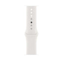 Apple Watch Series 6 GPS, 44mm Silver Aluminum Case with White Sport Band - the1kw