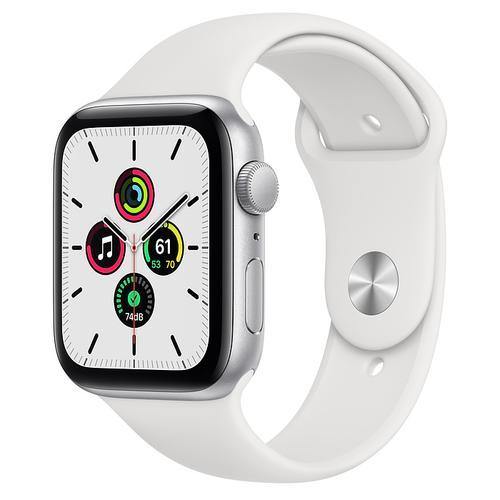 Apple Watch Series 6 GPS 44mm Silver Aluminum Case with White Sport Band