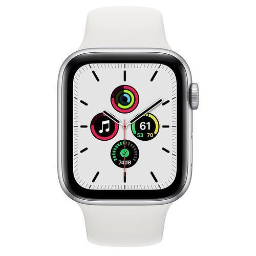 Apple Watch Series 6 GPS, 44mm Silver Aluminum Case with White Sport Band - the1kw