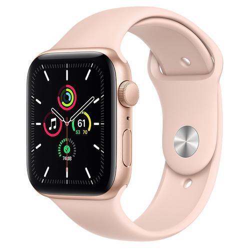 Apple Watch Series 6 GPS, 44mm Gold Aluminum Case with Pink Sand Sport Band - the1kw